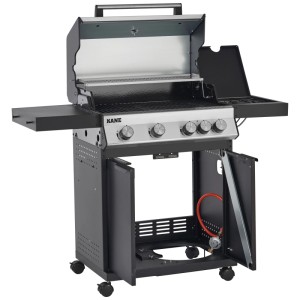 Jamestown Gasgrill Kane 4-Brenner modulares Grillrostsystem 107 x 159 x 53 cm