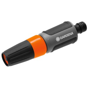 Gardena lancia per pulizia, spruzzatore da giardino con getto d'acqua regolabile per irrigazione e pulizia.
