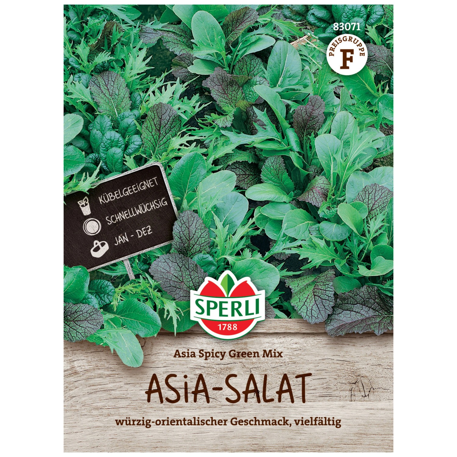 Sperli Saatgut AsiaSalat Asia Spicy Green Mix 300 Pflanzen kaufen bei OBI