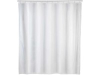 Wenko Duschvorhang Uni PEVA Weiss 120 x 200 cm