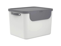 Rotho Switzerland Recycling-Müllsystem Albula Kunststoff Mistletoe White 55 l