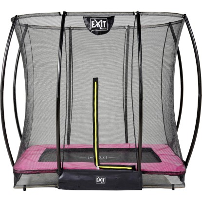 Exit Bodentrampolin Silhouette mit Sicherheitsnetz Rosa 153 x 214 cm
