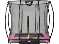Exit Bodentrampolin Silhouette mit Sicherheitsnetz Rosa 153 x 214 cm