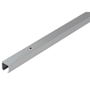 Profilo di scorrimento Hettich per porta scorrevole TopLine 1, alluminio anodizzato argento, fino a 40 kg.