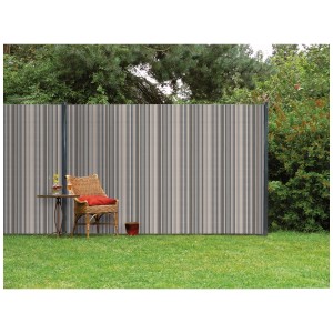 Paravista per recinzione Videx Rügen effetto rovere, 180x250 cm, come protezione per balconi in giardino.