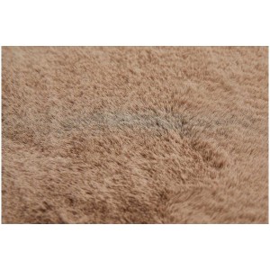 Coussin d'assise Coste, taupe, Ø 40 cm, polyester, surface moelleuse.