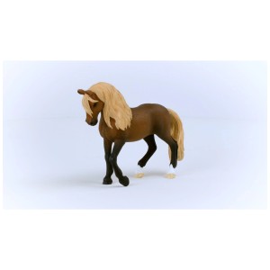 Figurine Schleich Étalon Paso Peruano, cheval brun avec crinière et queue claires.