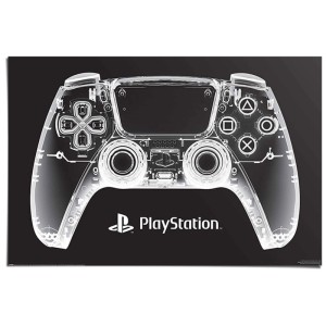 Maxiposter Playstation Controller Röntgen-Design, 61x91,5cm. Poster für Gaming-Fans.