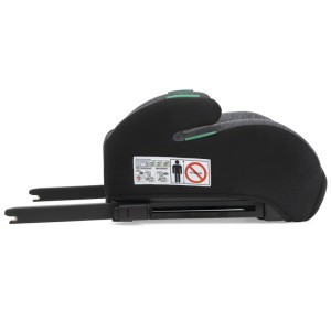 Seggiolino auto Chicco Quasar Fix i-Size Obsidian, vista laterale con connettori Isofix.