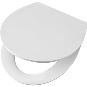Sedile WC bianco baliv Coventry Deluxe con chiusura ammortizzata in duroplast.