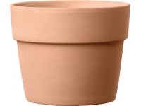 Deroma Pflanztopf Perfetto Terrakotta-Tonweiss (HxBxT) 11 x 11 x 9 cm