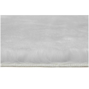 Dettaglio: Cuscino per sedia Coste bianco (40x40 cm) in poliestere, morbido e decorativo.