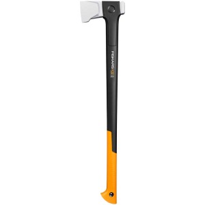 Fiskars X-Series X32 Spaltaxt con lama a L, ascia per spaccare tronchi.