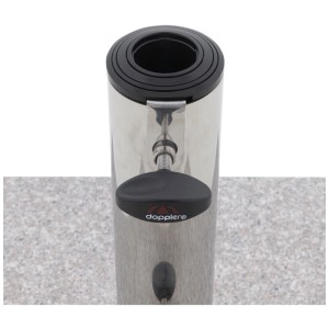 Base de parasol Doppler Life en granit gris, 45 kg.