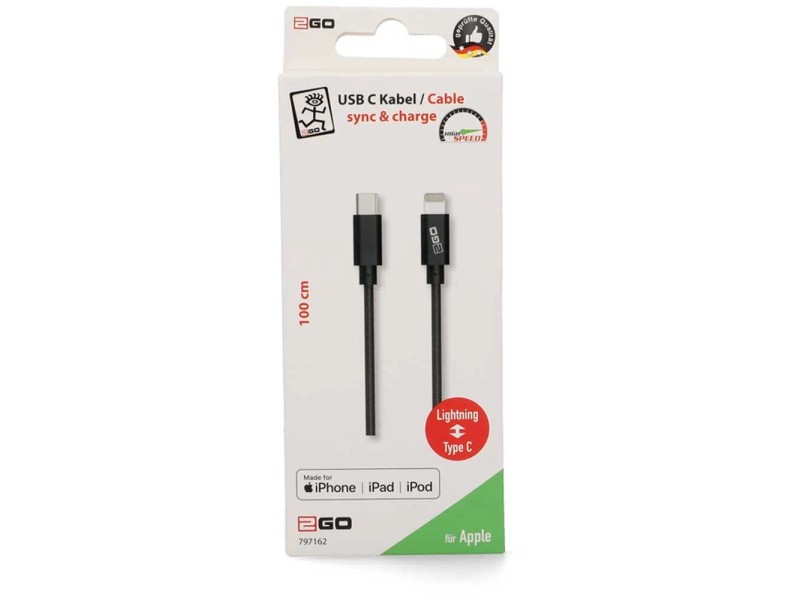 Apple Original Gewebtes USB-C Auf USB-C Ladekabel (1m