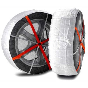 AutoSock Aide d'urgence hivernale Groupe 830 : Chaînes à neige textiles pour pneus de voiture.