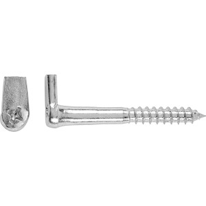 Winkelhaken 5,2 mm x 40 mm Stahl Feuerverzinkt 8 Stk.