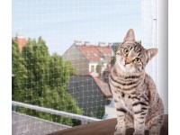 Cat Protect Netz Transparent mit Befestigung 3 x 2 m