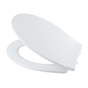 Sedile WC Diaqua Toulon bianco con chiusura rallentata, in duroplast.