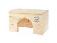 Kleintierhaus Holz Natur (HxBxT) 16 x 26 x 18 cm