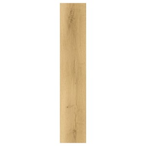 Sol vinyle Chêne Bergen avec liège, aspect bois clair pour pièces humides et chauffage au sol.