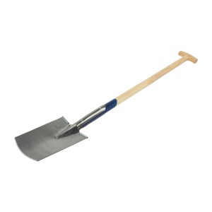 Vanga in acciaio LUX Comfort, 85 cm, con protezione per il piede per giardinaggio.