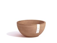 Ecopots Pflanzgefäss Brüssel Terra Ø 25 cm / Höhe 12 cm