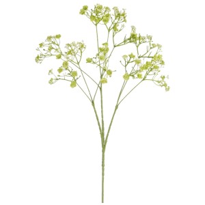 Fiore artificiale Gypsophila Mica verde (68 cm) in poliestere, aspetto dettagliato.