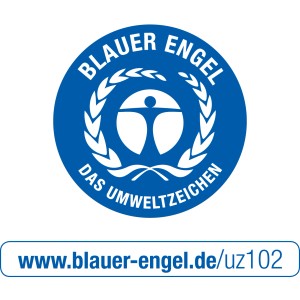 Marchio ecologico Blauer Engel per pittura murale Alpina: Pittura per interni ecologica.