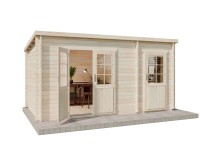 Alpholz Holz-Gartenhaus Pultdach Tauchimprägniert 920 cm x 279 cm