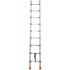 Scala telescopica in alluminio CarTech ML1026, lunghezza 2,6 m, per interni ed esterni.