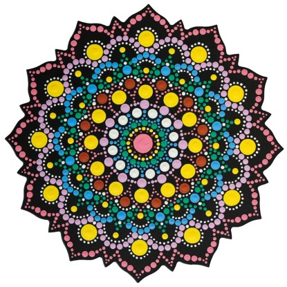 Aladine Dort Art Form / Schablone 3 MDF 20 x 20 cm