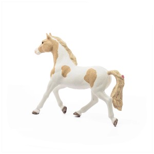 Schleich Paint Horse Stute, detailgetreue Pferdefigur mit Scheckmuster.