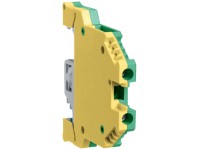 PE-Reihenklemme Gelb / Grün 4 mm² PE-Reihenklemme Gelb / Grün 4 mm²