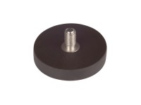 Fix-o-moll Topfmagnet Neodym Gewindebolzen gummiert 15 mm x Ø 31 mm