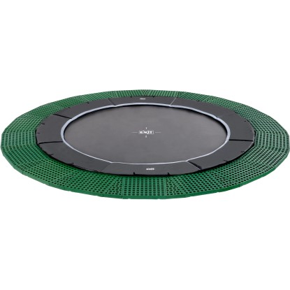 Exit Bodentrampolin Dynamic Schwarz Ø 305 cm inkl. Freezone-Platten