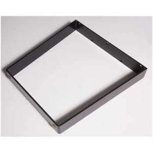Piètement de table noir en V (710x700 mm) pour tables intérieures et extérieures.