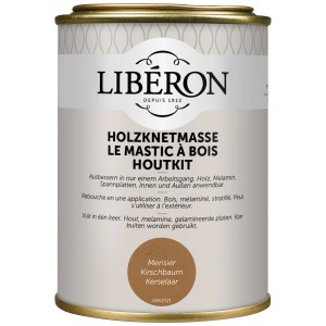 Dose Holzknetmasse Kirschbaum zur Holzreparatur.
