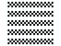 Sticker Raceflag-Stripe 30 mm x 5 m