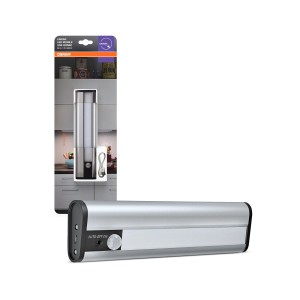 Osram LED sottopensile Linear Mobile USB, 1W, 4000K, argento. Luce notturna con sensore di movimento.