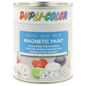 Dose Dupli-Color Magnetic Paint, grau, 1 Liter. Magnetfarbe für Innenräume.