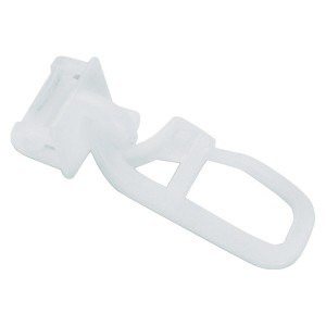 Gardinia Klickgleiter Maxi, confezione da 20, bianco, per binari per tende con canale da 6 mm.