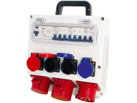 Steffen Distributore di corrente da cantiere da 32 A equipaggiato IP55