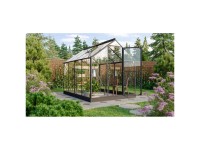 Vitavia Gewächshaus Triton 5000 Sicherheitsglas Schwarz 198 x 256 cm