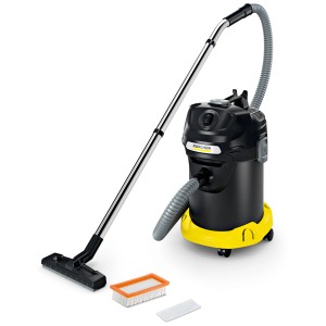 Aspirateur cendres et poussières Kärcher AD 4 Premium noir/jaune avec accessoires.