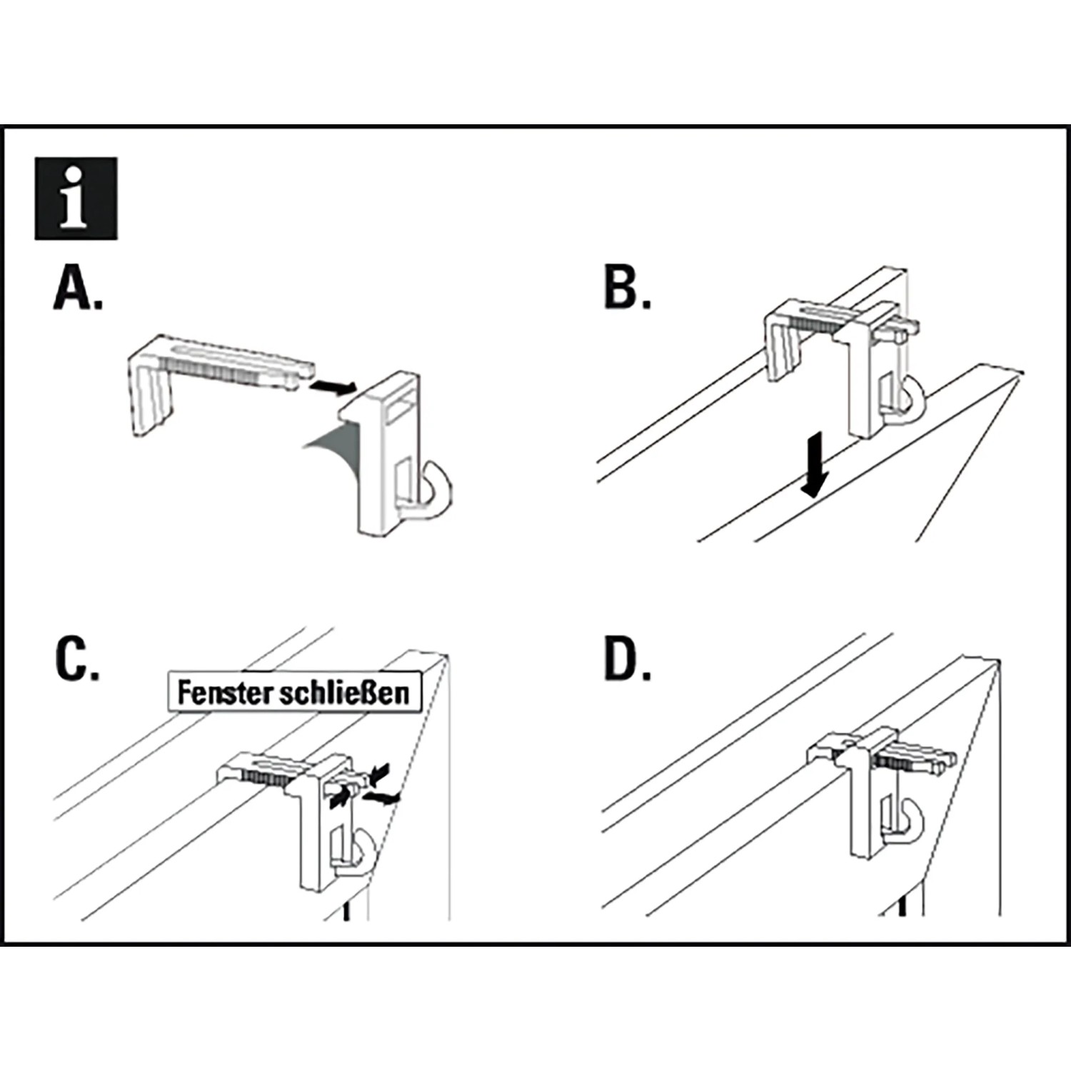 Set Di 2 Fermi Per Tende In Bambù E Finestre Bianche | Materiale POM+metallo | Blocca Cavo Per Maggiore Privacy