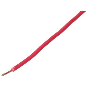 Filo a T rosso H07V-U 1 x 1,5 mm² (20 m) per installazioni fisse.