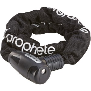 Lucchetto a catena Prophete, 90 cm, con rivestimento in tessuto per biciclette.