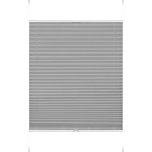 Gardinia EasyFix Plissee Greta, 90x130 cm, gris pierre. Store plissé pour un montage facile par serrage sur la fenêtre.