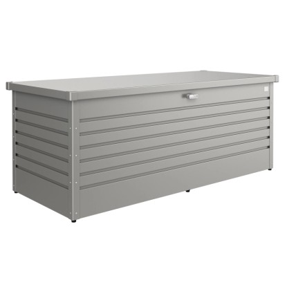 Baule da esterno Biohort 181x79x71 cm grigio quarzo metallizzato